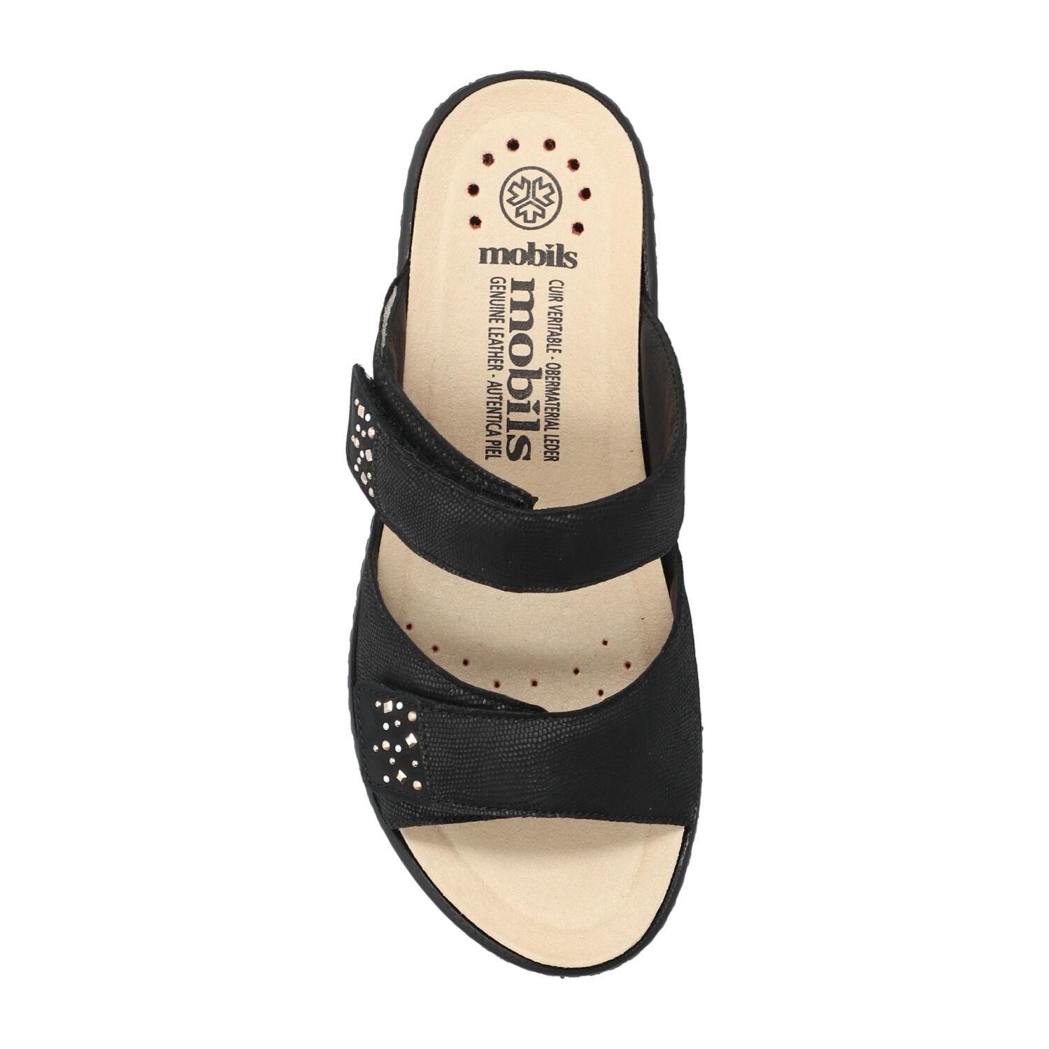 mules femme modèle Navina Noir - Mephisto